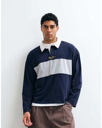Cotton On - Box Fit Long Sleeve Polo Top - Lyst