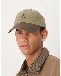 Calvin Klein - Logo Washed Canvas Cap - Lyst