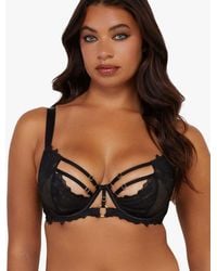 Playful Promises - Eleanor Strappy Embroidery Balconette Bra - Lyst
