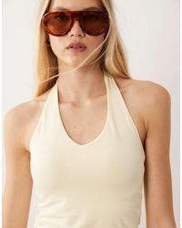 Cotton On - All Day V Neck Halter Top - Lyst