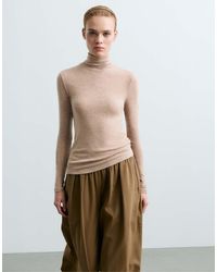 Oysho - T-Shirt Base Layer Rib - Lyst