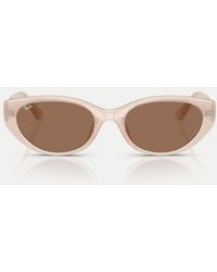 Ray-Ban - Rb4457D Rectangle Sunglasses With Lens - Lyst