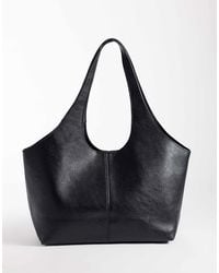 Mango - Structured Tote Bag - Lyst