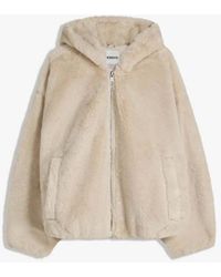 Bershka - Jack Van Imitatiebont Met Capuchon - Lyst