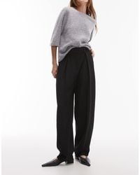 & Other Stories - Tailored Tapered Leg Trousers With Front Pleat Detail - Lyst