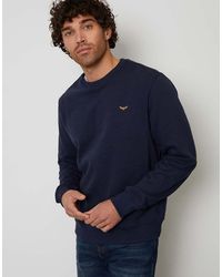 Threadbare - Cotton Blend Crew Neck Sweatshirt - Lyst