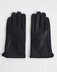 Mango - Leather Gloves - Lyst