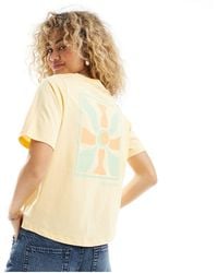 Columbia - North cascades - t-shirt gialla con stampa sul retro - Lyst