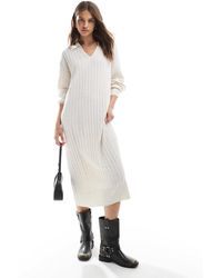 ONLY - – gestricktes midikleid - Lyst