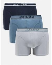 Jack & Jones - 3 Pack Logo Trunks - Lyst