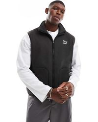 PUMA - Classics Polar Fleece Vest - Lyst