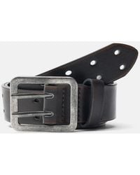 Pull&Bear - Riem Met Leereffect - Lyst