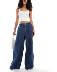 ASOS - Jeans Morbidi A Fondo Ampio - Lyst