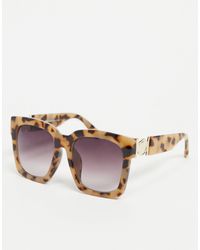 New Look Oversized Square Sunglasses - Brown