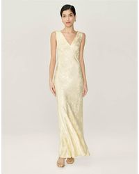OMNES - Dresses Iris Floral Jacquard Midi Slip Dress - Lyst