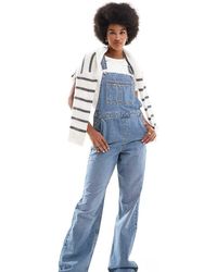 ASOS - Asos Design Tall Denim Dungaree - Lyst