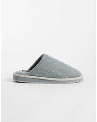 Polo Ralph Lauren - Carey Cable Knit Slippers - Lyst