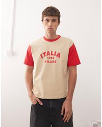 Reclaimed (vintage) - – milano – kastiges cropped-t-shirt - Lyst