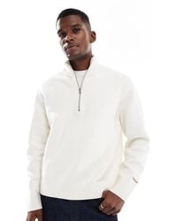 Jack & Jones - Oversized Thick 1/4 Zip Jumper - Lyst