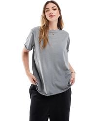 ASOS - Slouchy Raw Edge Regular Fit Washed T-shirt - Lyst