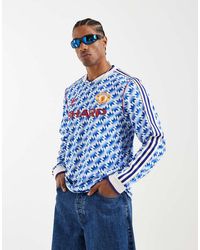 adidas Originals - Manchester United Away Long Sleeve 90 Forma - Lyst