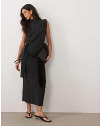 ASOS - Midi Knitted Skirt - Lyst