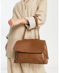 French Connection Flap Shoulder Bag - Brown