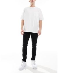 ASOS - Jeans Skinny Délavé - Lyst