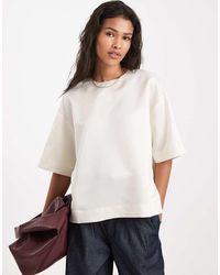 ASOS - Satin Tee - Lyst