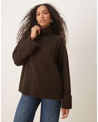 JJXX - Roll Neck Oversized Jumper - Lyst