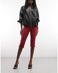 ASOS - Low Rise Tailored Capri Trousers - Lyst