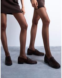 TOPSHOP - Confezione Da 2 Paia Di Collant Color Cioccolato 15 Denari - Lyst