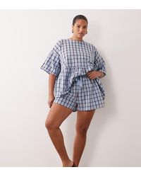 ASOS - Asos Design Curve Tie Waist Pocket Detail Shorts - Lyst
