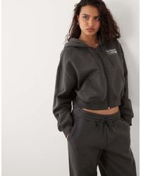 New Balance - Trackside Fleece Full Zip Hoodie - Lyst