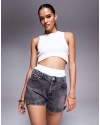 The Couture Club - Denim Shorts - Lyst