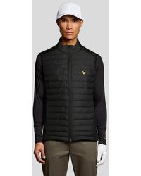 Lyle & Scott - Hybrid Quilted Gilet - Lyst