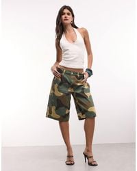 Liquor N Poker - Diamante Flame Jorts - Lyst