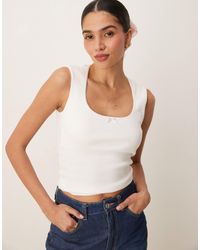Gina Tricot - – baumwoll-trägertop - Lyst