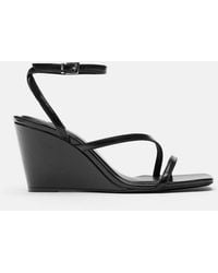 Pull&Bear - Sandales compensées à brides - Lyst