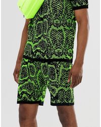 ASOS Co-ord Knitted Shorts - Green