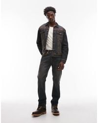 TRUE RELIGION - Ricky Super Flatlock Flap Pocket Jeans - Lyst