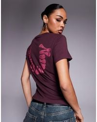 TRUE RELIGION - – knapp geschnittenes t-shirt - Lyst