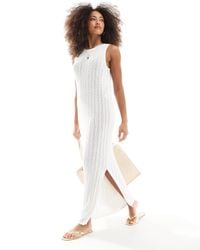 JJXX - – langes kleid aus häkelstrick - Lyst