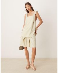 ASOS - Tailored Longline Utility Shorts Co-Ord - Lyst