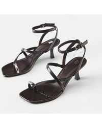 Pull&Bear - Heeled Sandals With Strap Detail - Lyst