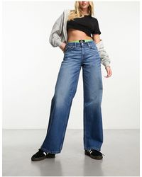 Weekday - Ample Low Waist Loose Fit Straight Leg Jeans - Lyst