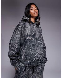 Good For Nothing - Camo Oversized Hoodie - Lyst