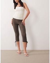 ASOS - Slinky Capri Trousers - Lyst