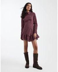 Miss Selfridge - Drop Waist Shirt Dress - Lyst