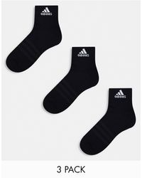adidas Originals - Adidas Training 3 Pack Ankle Socks - Lyst